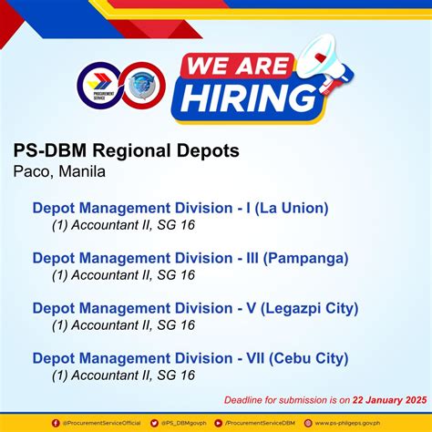 philgeps regional depot|Depot Address .